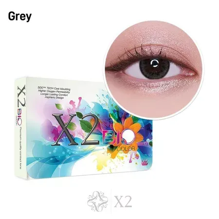 X2 Bio Color Softlens - Grey